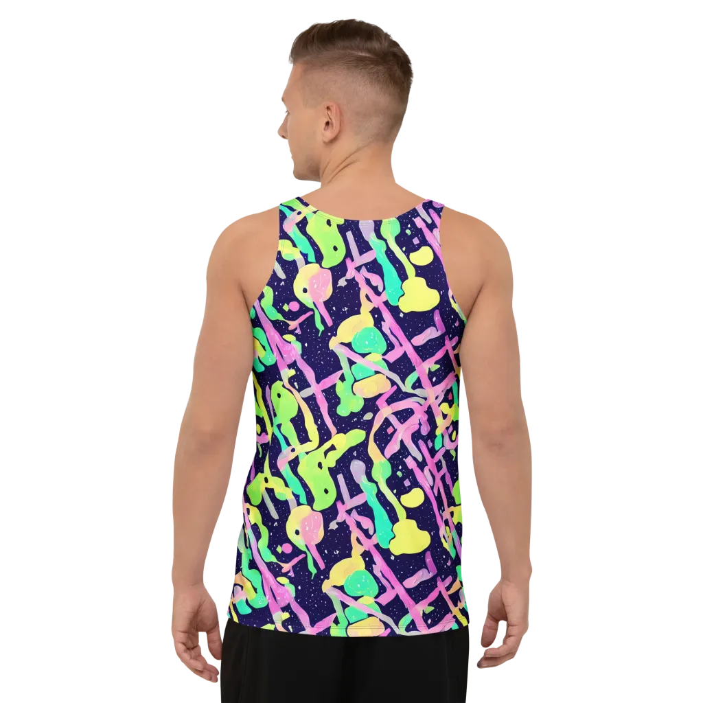 Electric Goo on Men's Tank Top — Back