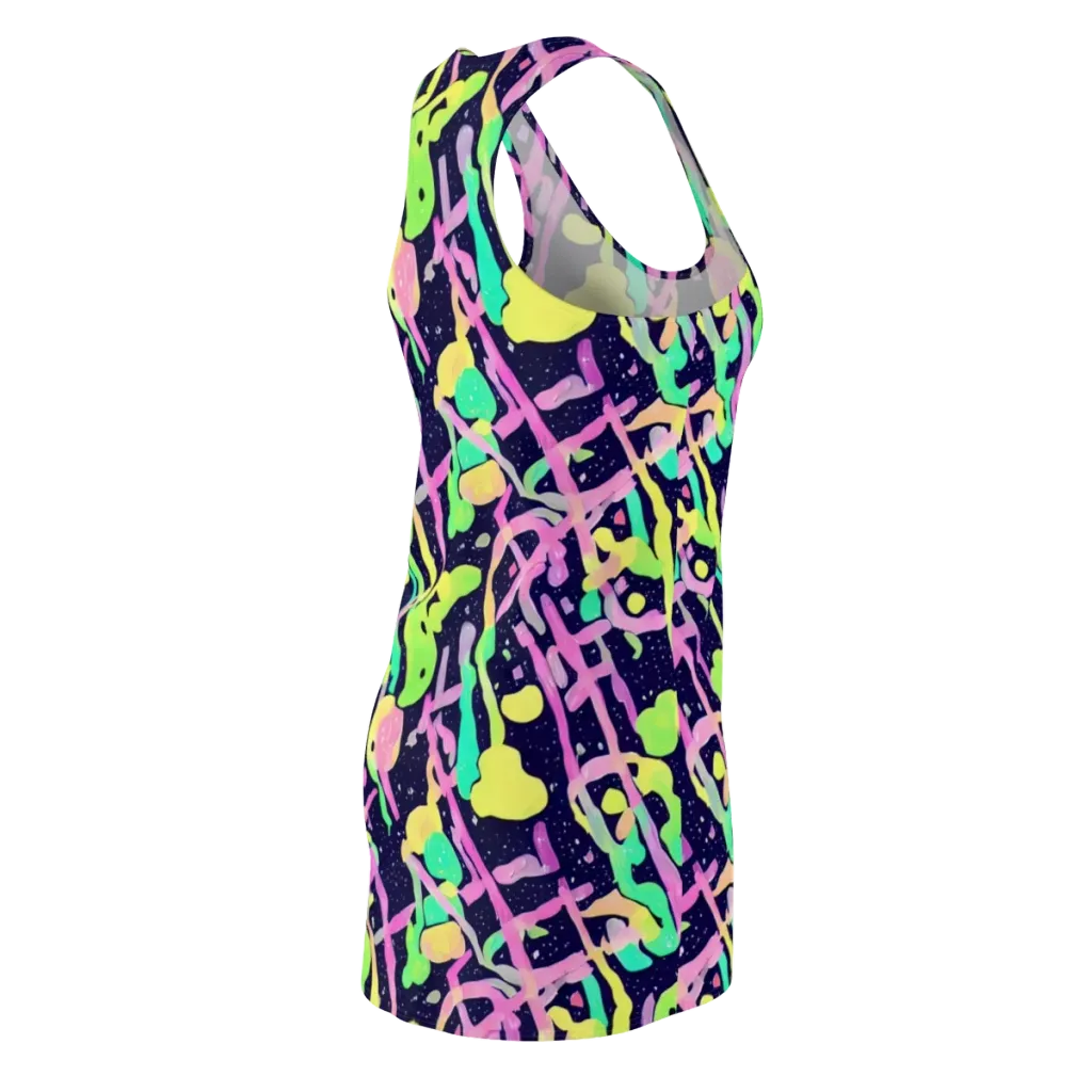 Electric Goo on Racerback Dress — Back Side