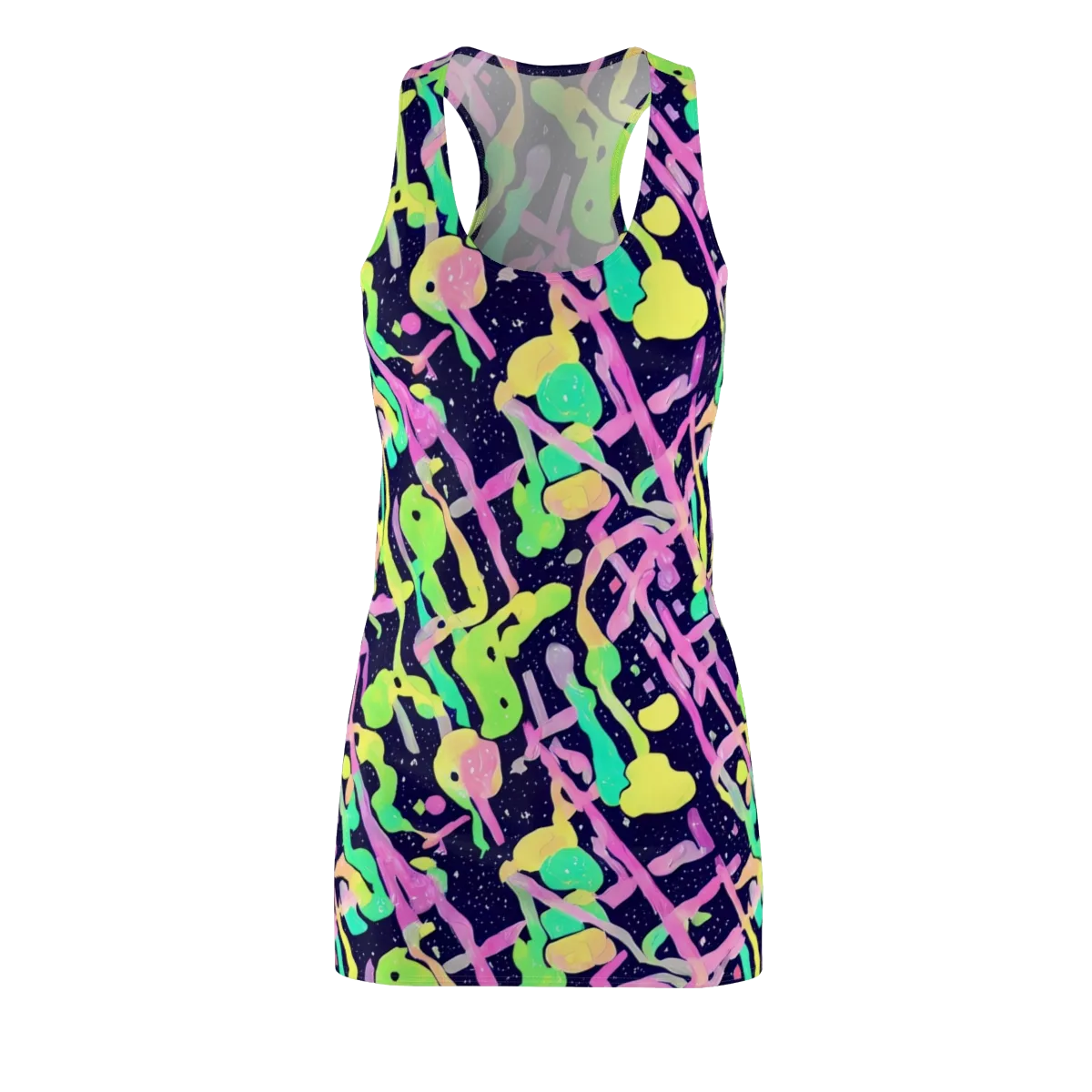 Electric Goo on Racerback Dress — Front