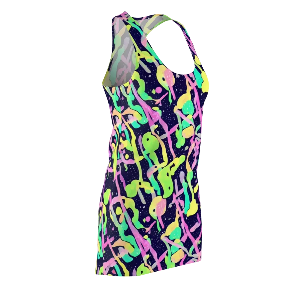 Electric Goo on Racerback Dress — Front Side