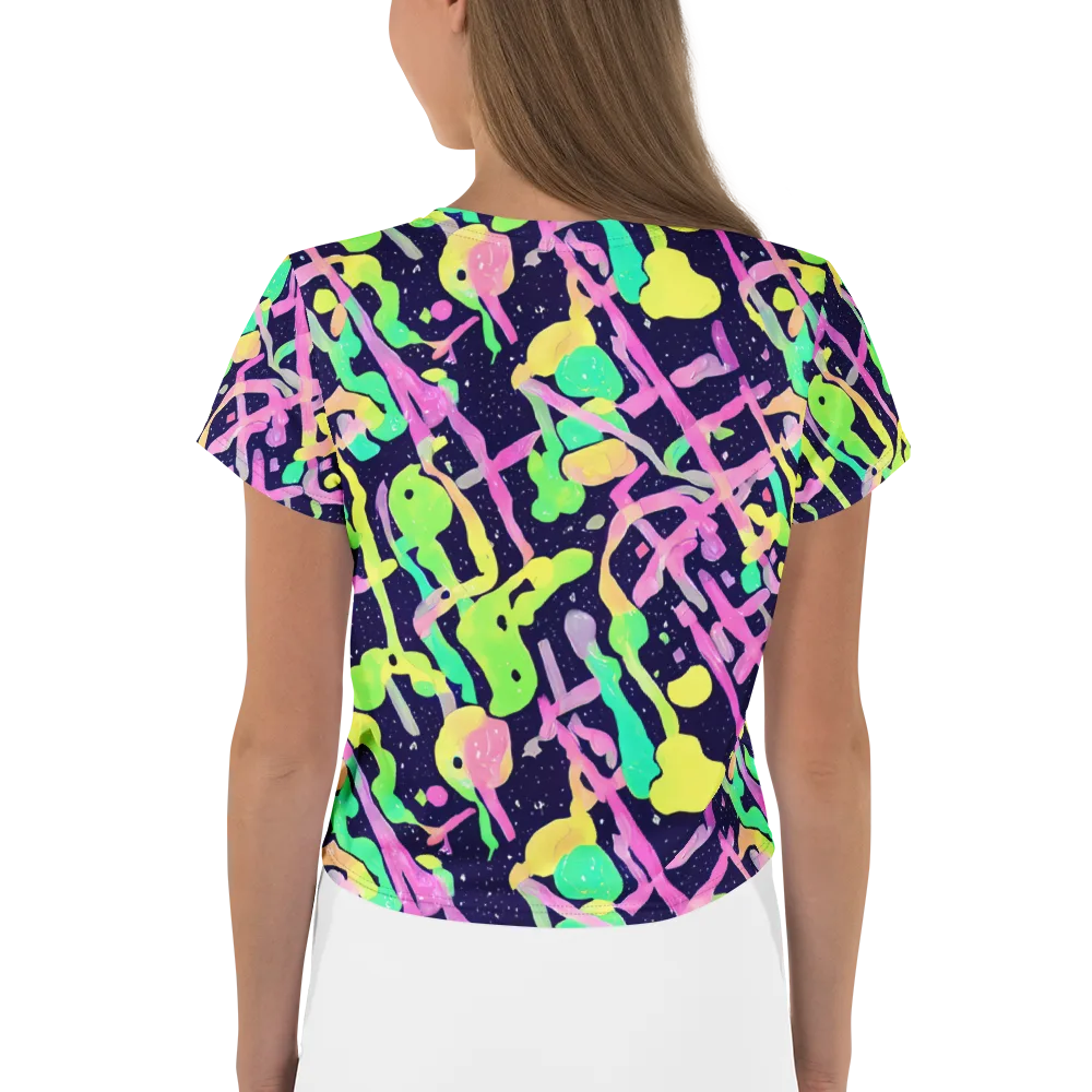 Electric Goo on Crop Tee — Back