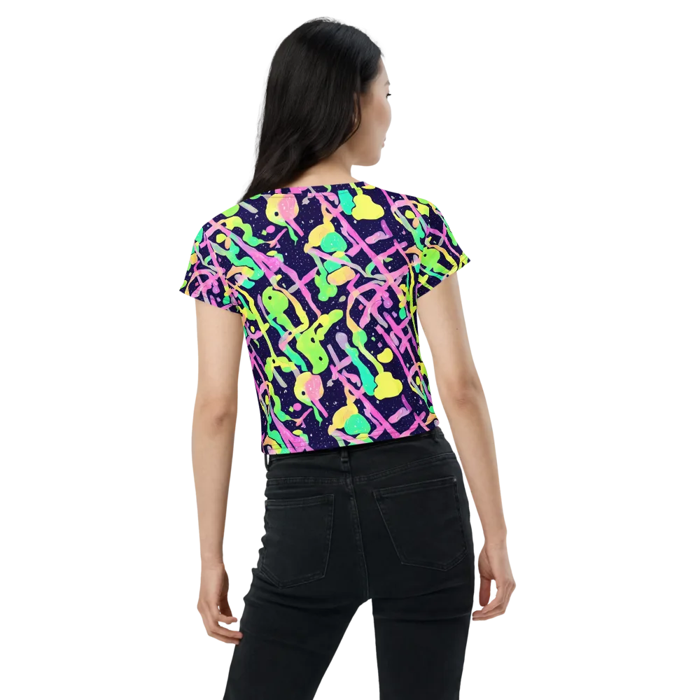 Electric Goo on Crop Tee — Back