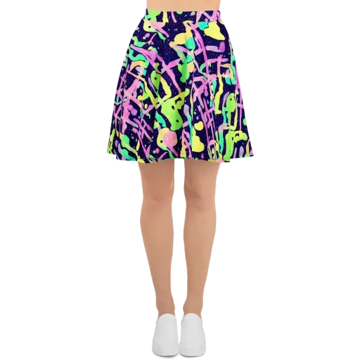 Electric Goo on a Skater Skirt
