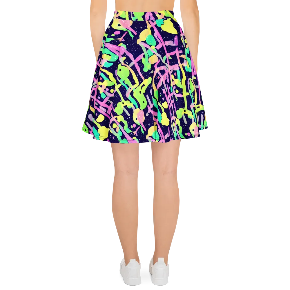 Electric Goo on Skater Skirt — Back