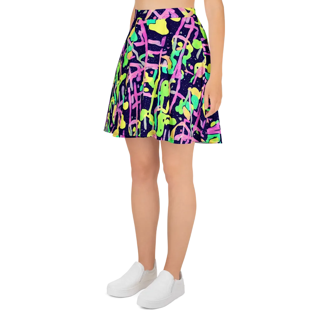 Electric Goo on Skater Skirt — Left