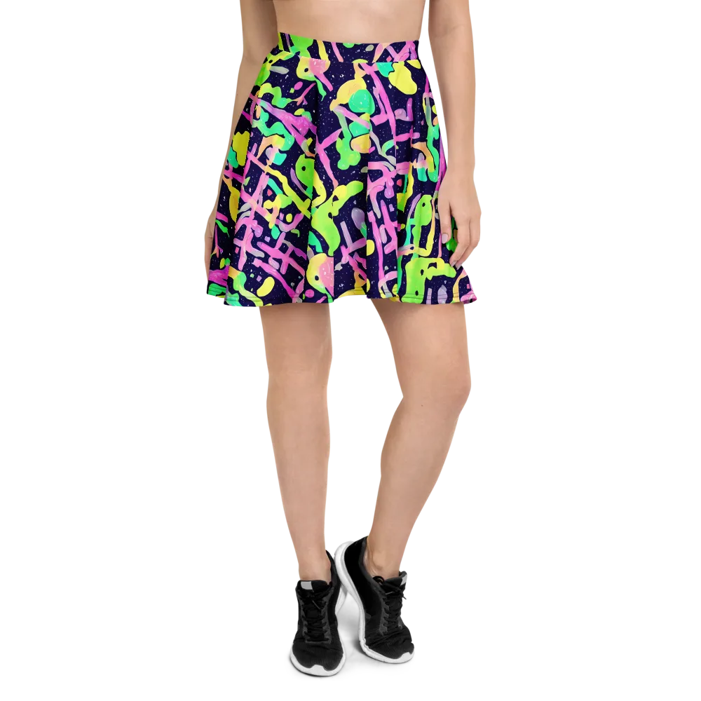 Electric Goo on Skater Skirt — Front