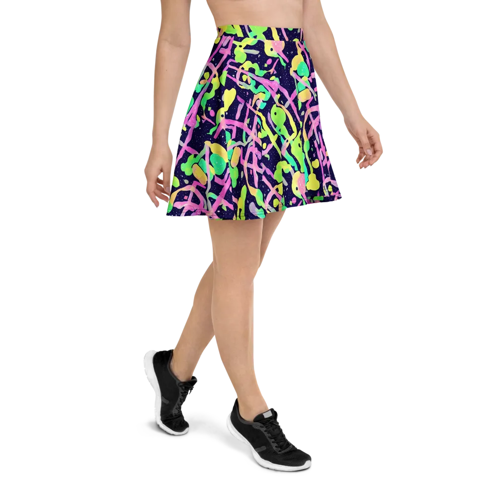 Electric Goo on Skater Skirt — Right