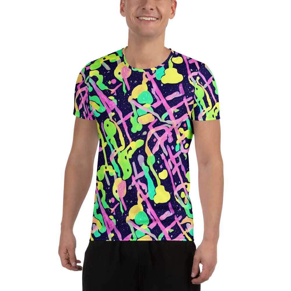 Electric Goo on Men's Athletic T-Shirt — Front