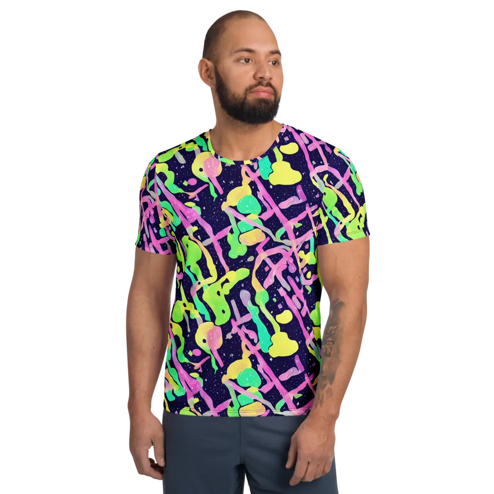 Electric Goo on Men's Athletic T-Shirt — Front