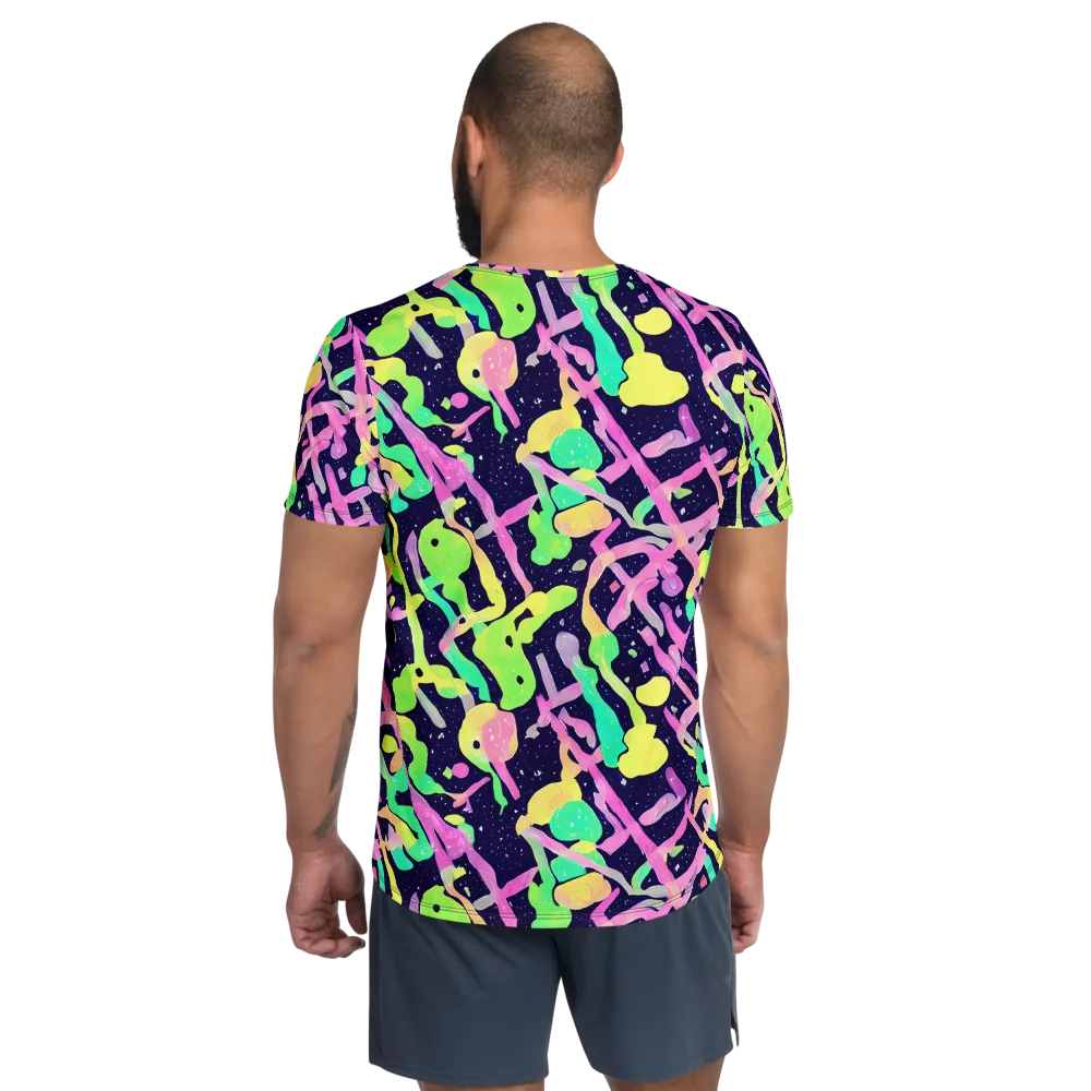 Electric Goo on Men's Athletic T-Shirt — Back