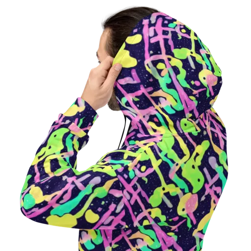 Electric Goo on a Hoodie