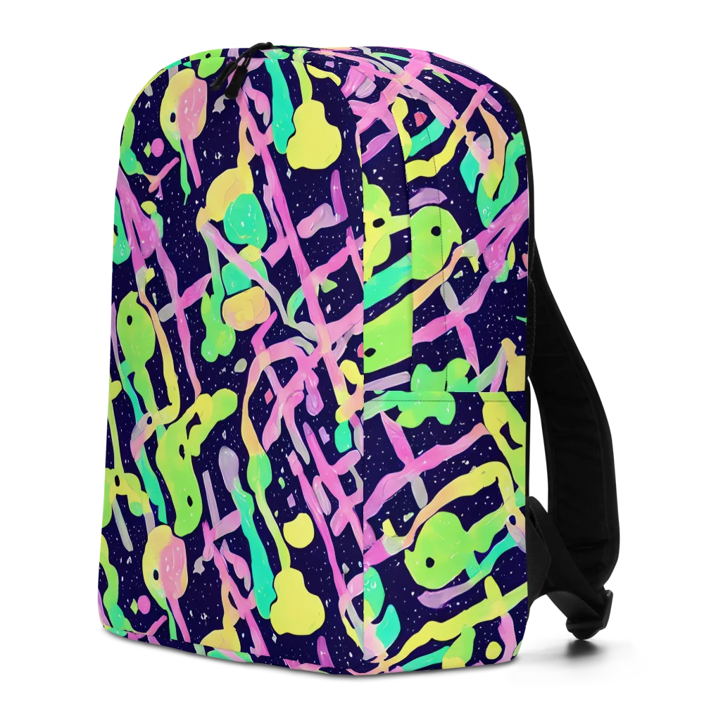 Electric Goo on Minimalist Backpack — Left