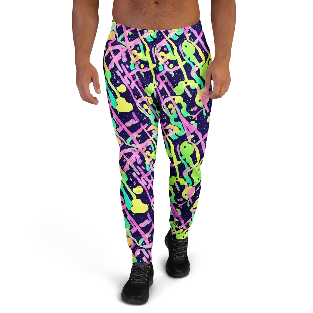 Electric Goo on Men's Joggers — Front