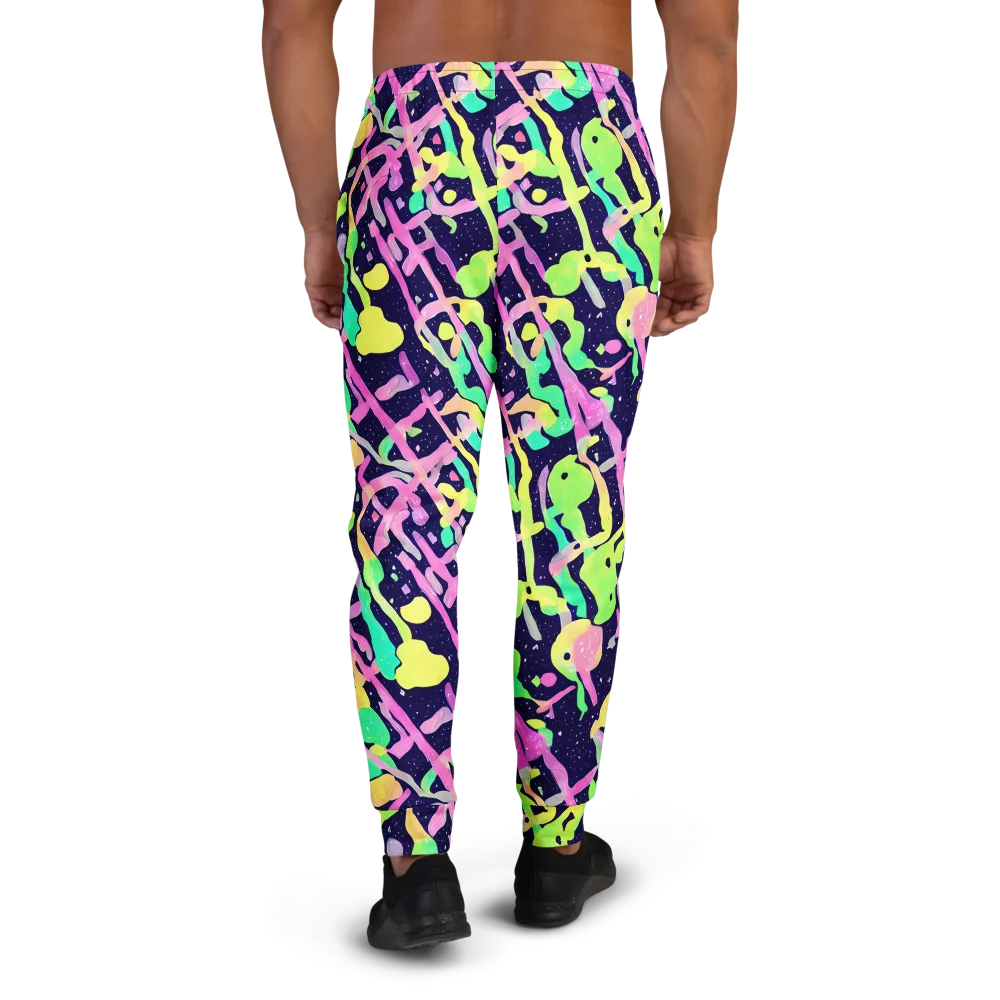 Electric Goo on Men's Joggers — Back