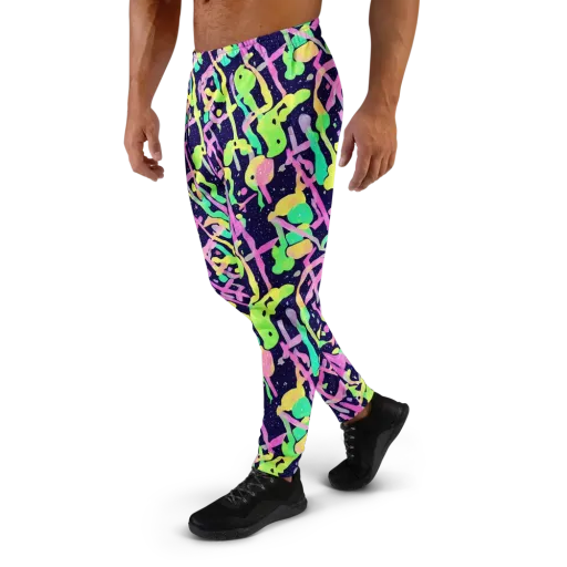 Electric Goo on a Men's Joggers
