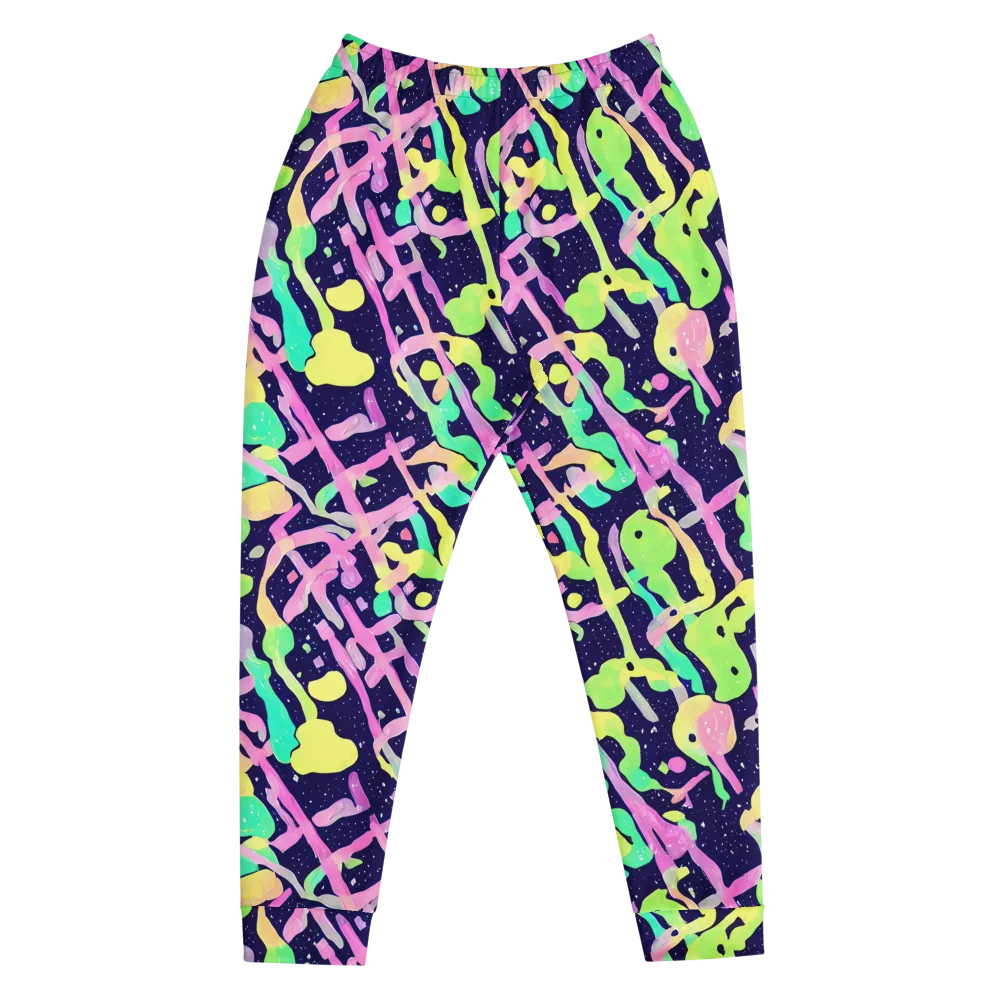 Electric Goo on Men's Joggers — Front