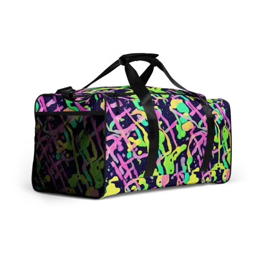 Electric Goo on a Duffle Bag