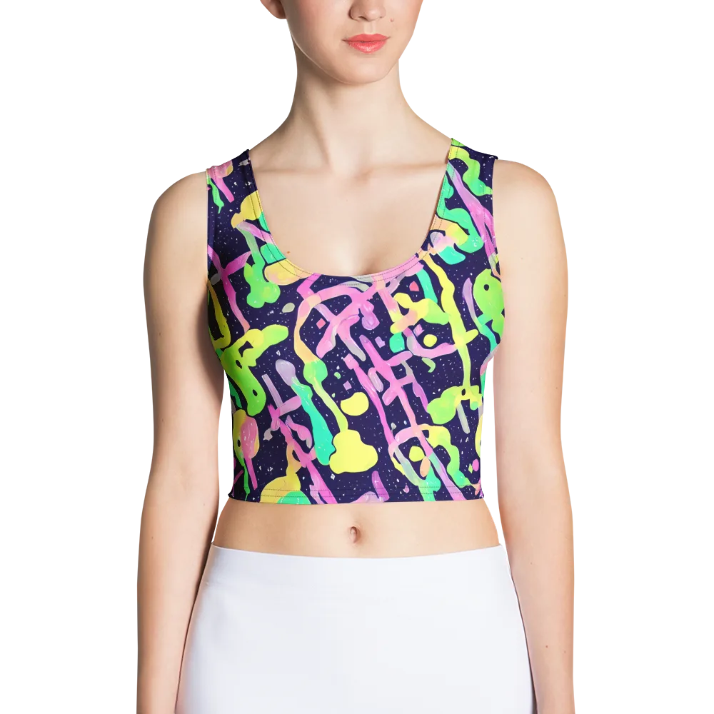 Electric Goo on Crop Top — Front