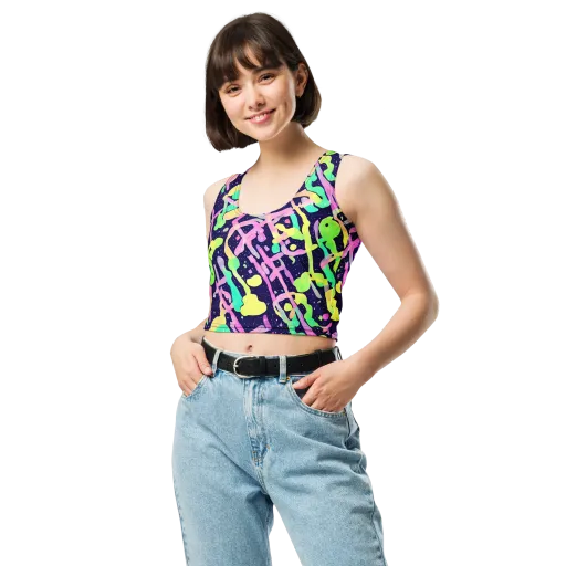 Electric Goo on a Crop Top