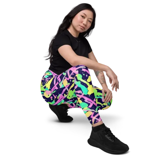 Electric Goo on a Leggings with Pockets