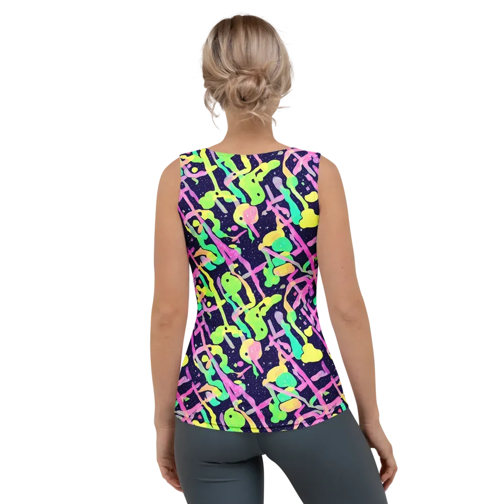Electric Goo on Women's Tank Top — Back