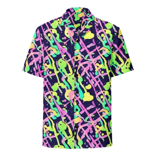 Electric Goo on a Button Shirt