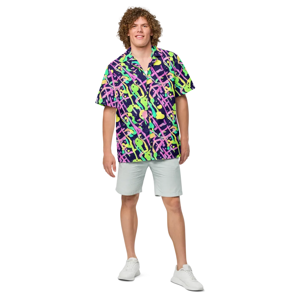 Electric Goo on Button Shirt — Front