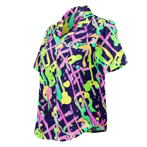 Electric Goo on a Women's Short Sleeve Pajama Top