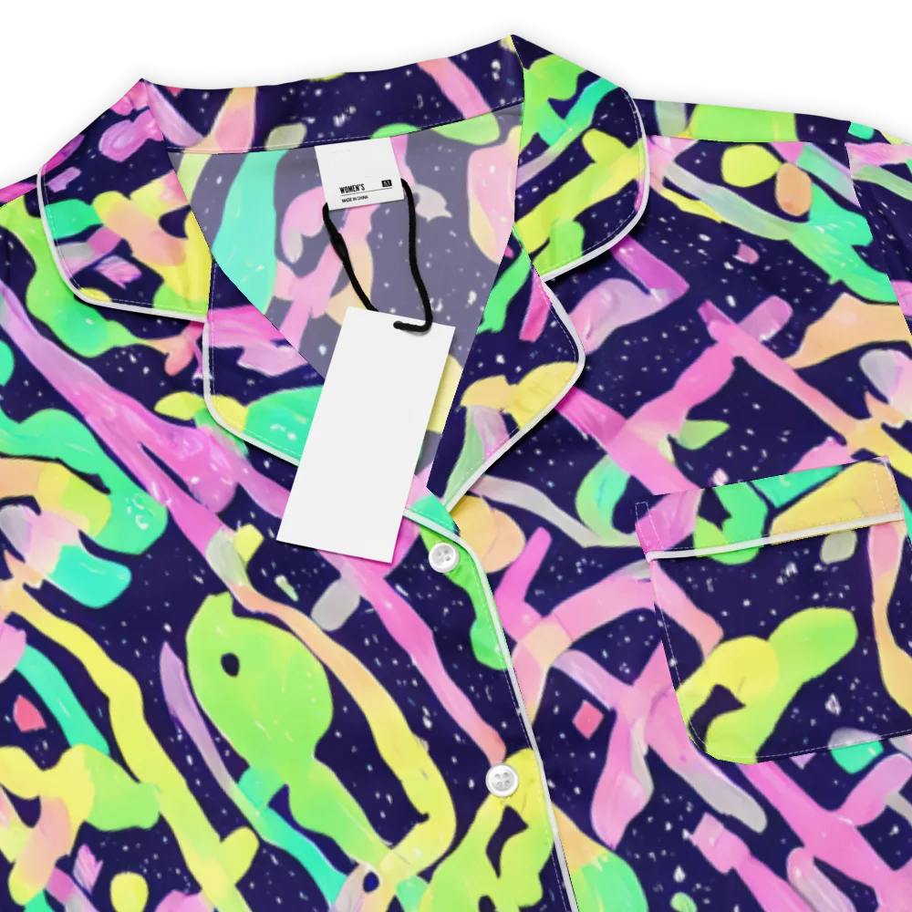 Electric Goo on Women's Short Sleeve Pajama Top — Product details