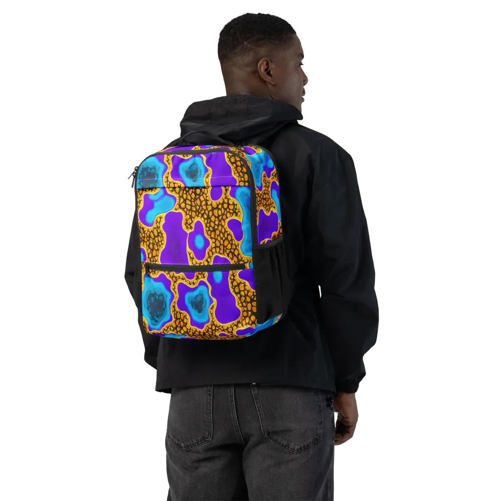 Voltage Vein on Utility Backpack — Back