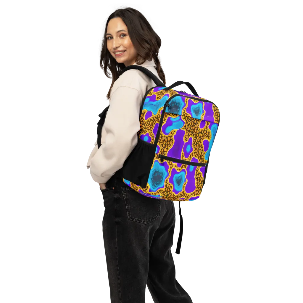 Voltage Vein on Utility Backpack — Back