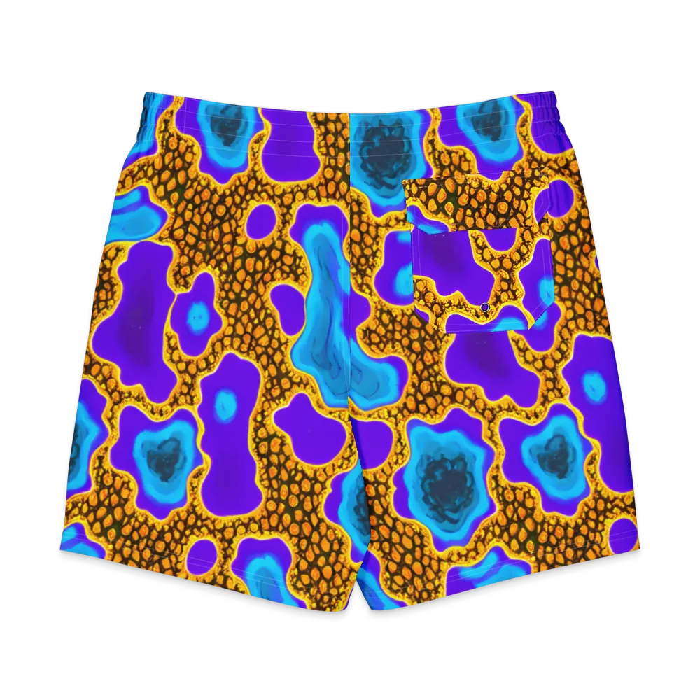 Voltage Vein on Men's Board Shorts — Back