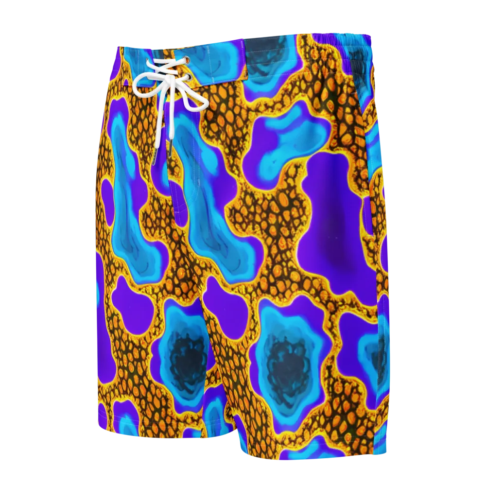 Voltage Vein on Men's Board Shorts — Front