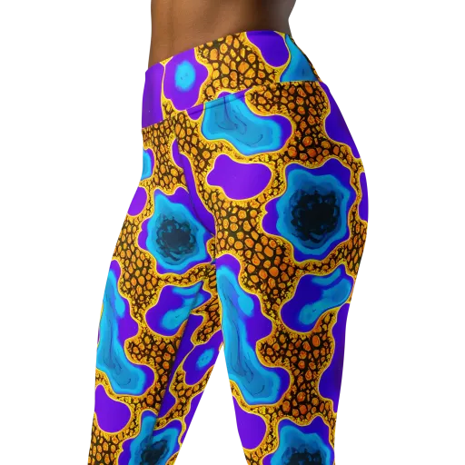 Voltage Vein on a Yoga Leggings