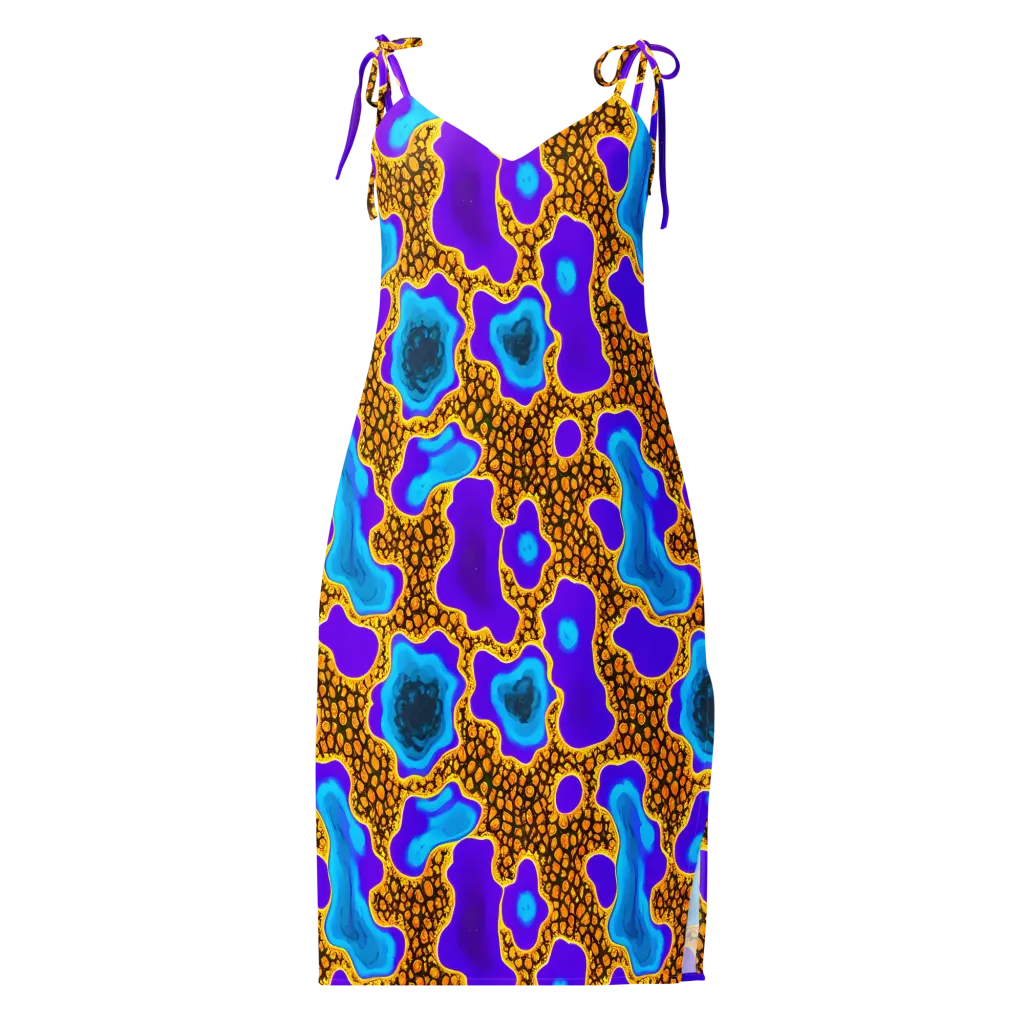 Voltage Vein on Slip Dress — Front