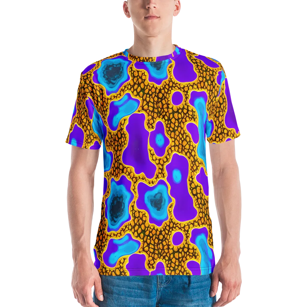 Voltage Vein on Men's Crew Neck T-Shirt — Front