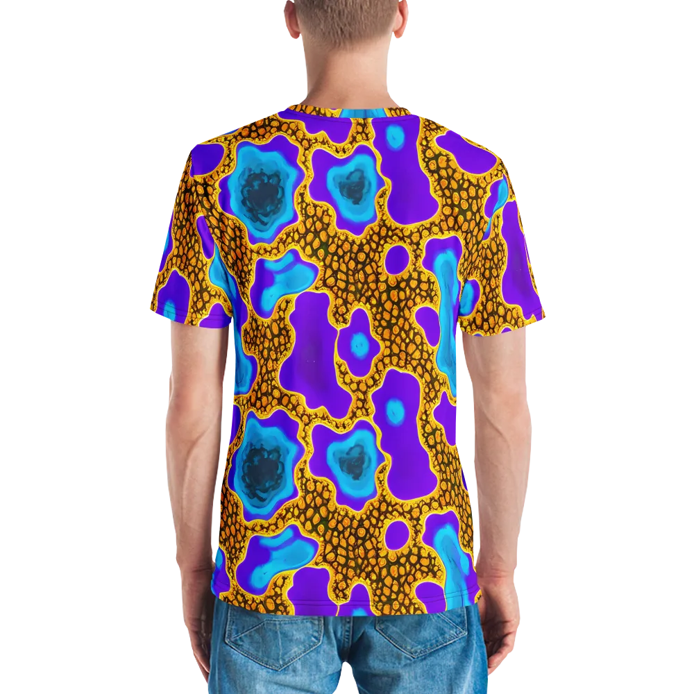 Voltage Vein on Men's Crew Neck T-Shirt — Back