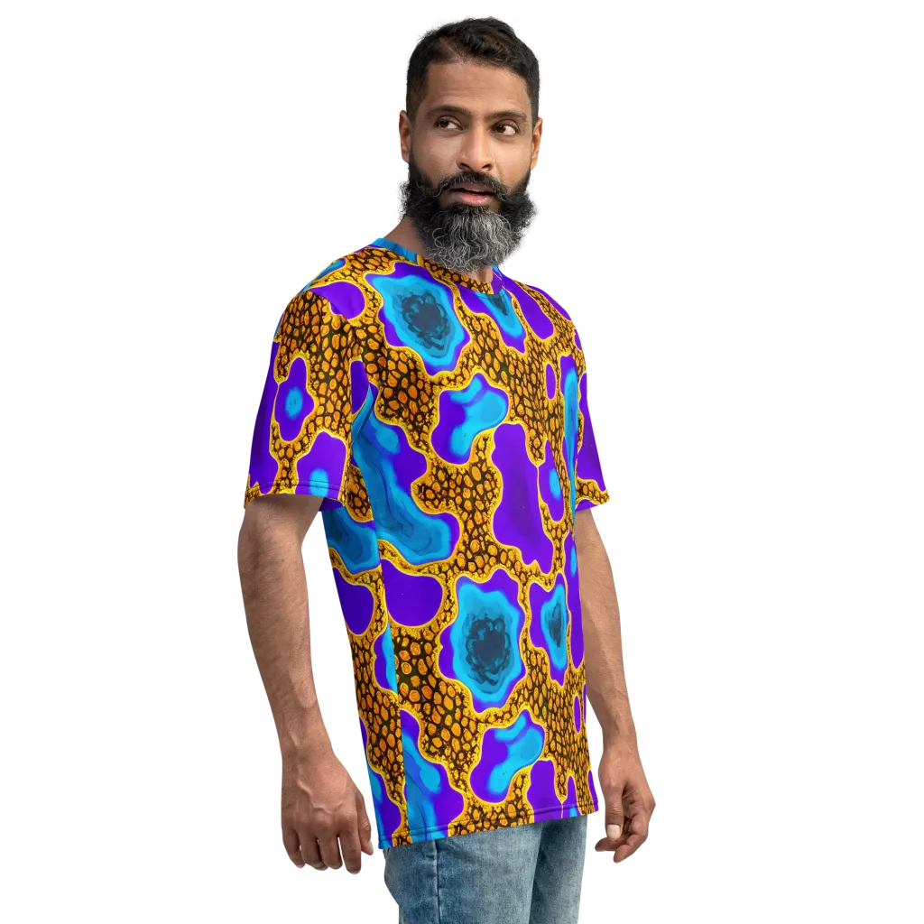 Voltage Vein on Men's Crew Neck T-Shirt — Right