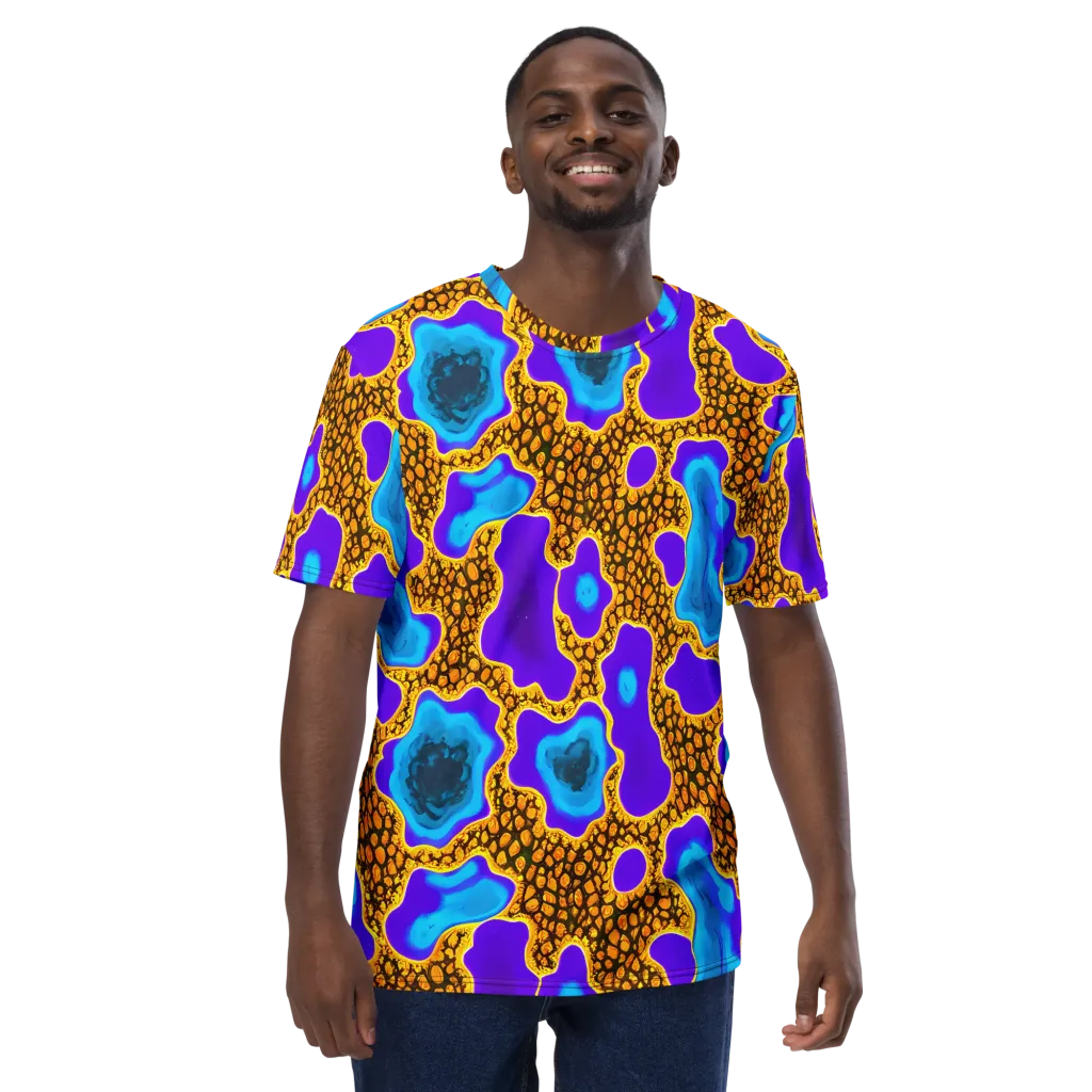 Voltage Vein on Men's Crew Neck T-Shirt — Front