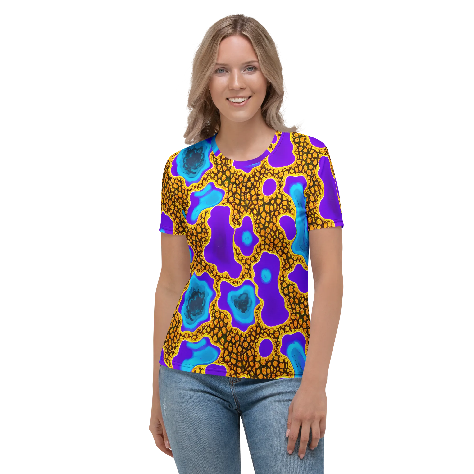 Voltage Vein on Women's Crew Neck T-Shirt — Front