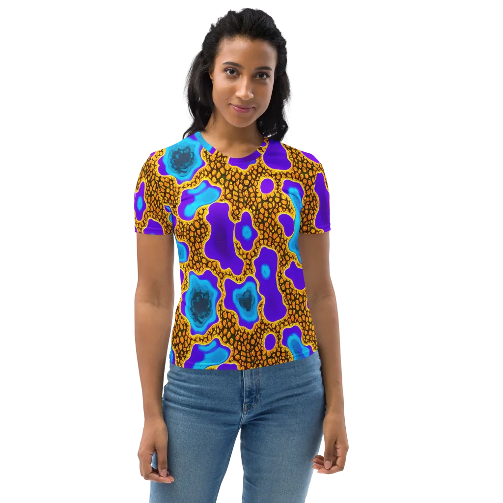Voltage Vein on Women's Crew Neck T-Shirt — Front