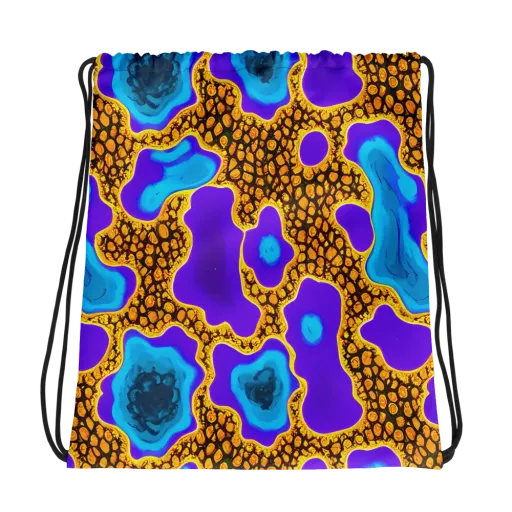 Voltage Vein on a Drawstring Bag