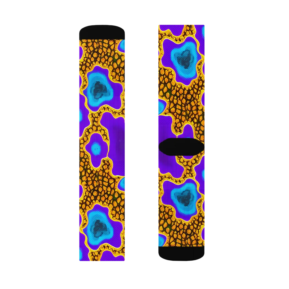 Voltage Vein on Socks — Right Sock