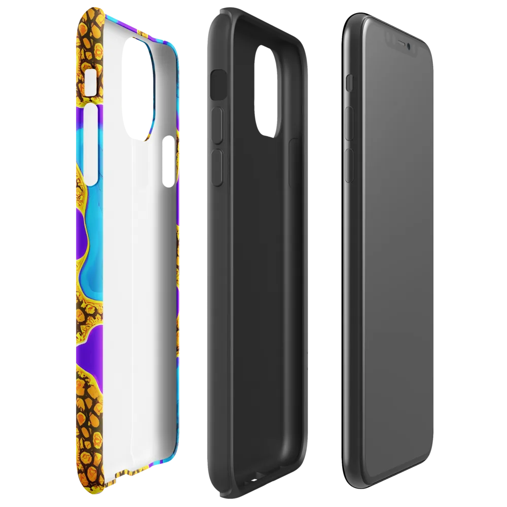 Voltage Vein on Tough Case for iPhone® — Right