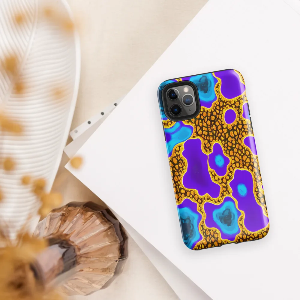 Voltage Vein on Tough Case for iPhone® — Front