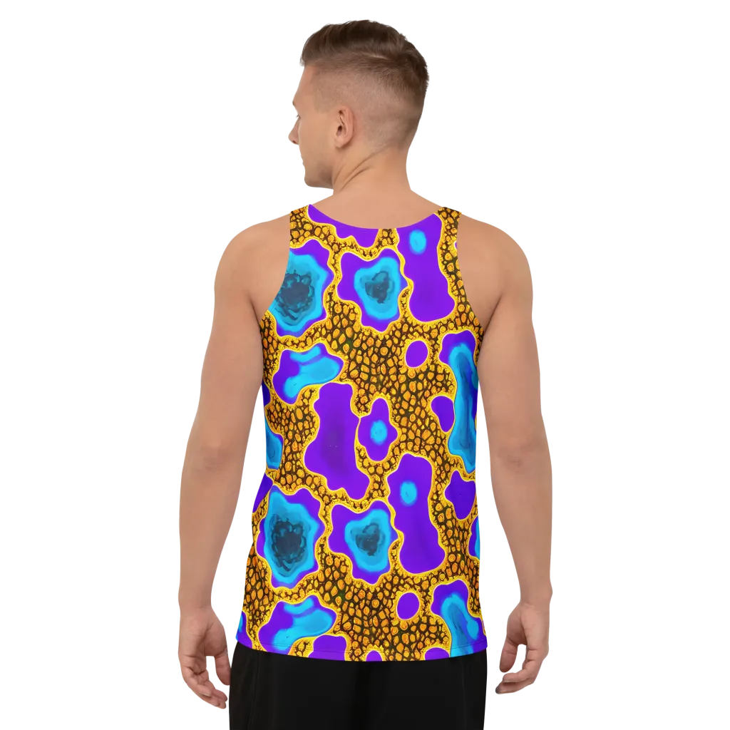 Voltage Vein on Men's Tank Top — Back