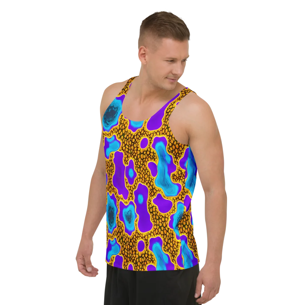 Voltage Vein on Men's Tank Top — Left Front