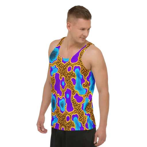 Voltage Vein on a Men's Tank Top