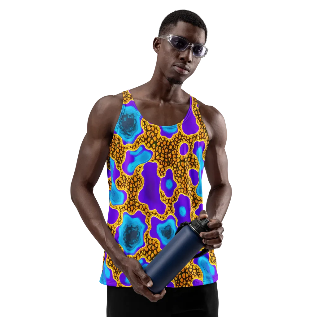 Voltage Vein on Men's Tank Top — Front
