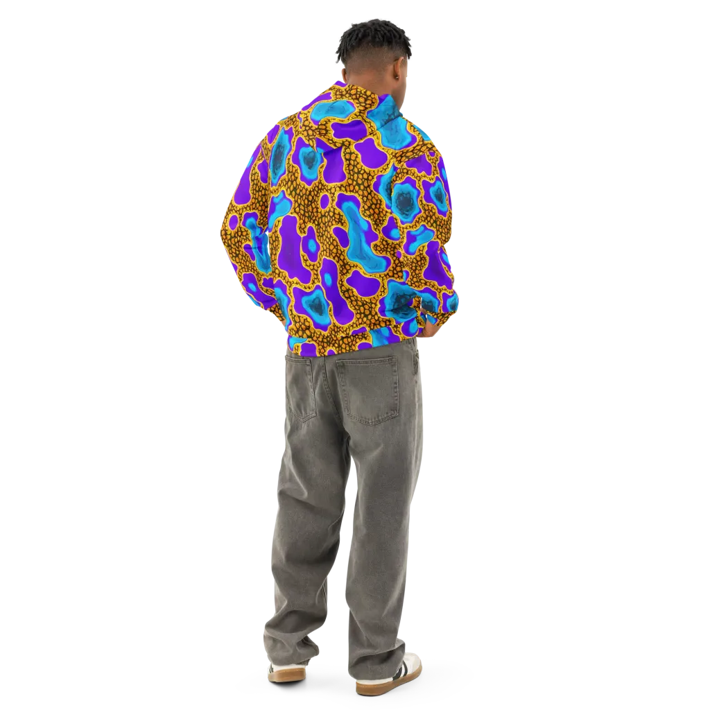Voltage Vein on Cotton Hoodie — Back